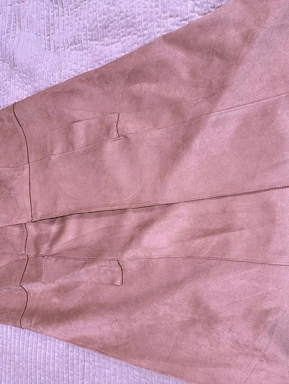 Joan Vass Midi Dress in Pink Size Small